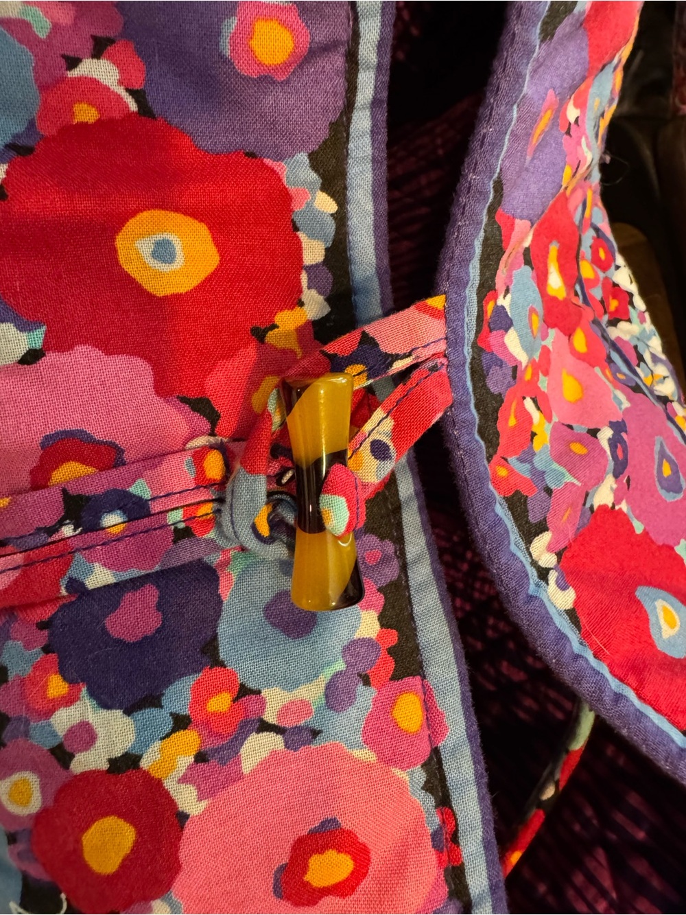 Vera Bradley Pink Floral Quilted Tote Bag with matching wallet - Picture 4 of 6